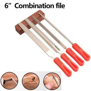 Ceramic Polishing Tool Diamond Coated Needle File Set Assorted Shapes 6in - Picture 1 of 11