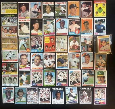 1958 NY YANKEES Hof Rc LEGENDS LOT (75) MICKEY MANTLE YOGI BERRA ROGER MARIS - Image 1 of 4