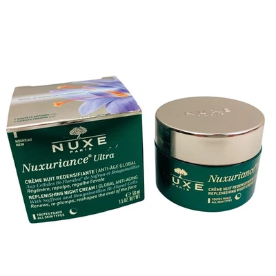 Crema de Noche Ultra Reponedora Nuxe Nuxuriance 1.5oz Antienvejecimiento Re-Rellenadora Nueva Foto 1 de 4
