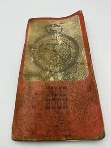 Railroad Personal Time Keeping Book MD 1972 Nicely Weathered - Picture 1 of 9