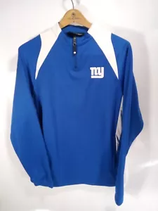NFL New York Giants Bud Light Mangas Largas Chaqueta Pulóver Azul Adulto M - Imagen 1 de 4