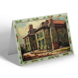 CHRISTMAS CARD Vintage Staffordshire - The Old Deanery, Wolverhampton - Picture 1 of 1