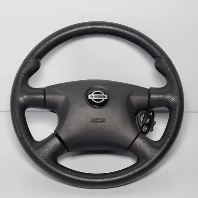 Nissan Almera II N16 Tino V10 SRS Lenkrad Lederlenkrad komplett 6019211 - Bild 1 von 4
