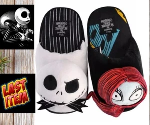 The Nightmare Before Christmas Women's SIZE 9-10 Slip On Slipper Jack and Sally - Picture 1 of 11