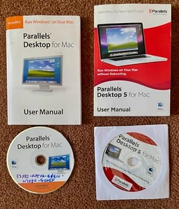 Parallels Desktop 5.0 2009 for Mac NEW and 2006 version activation keys &manuals - Photo 1/3