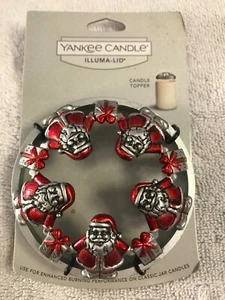 Yankee candle large candle topper illuma lid santa & presents MAX4013 - Picture 1 of 5
