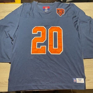Reebok Mens Blue NFL Chicago Bears Gridiron Classic Long Sleeve Jersey Size L - Picture 1 of 9
