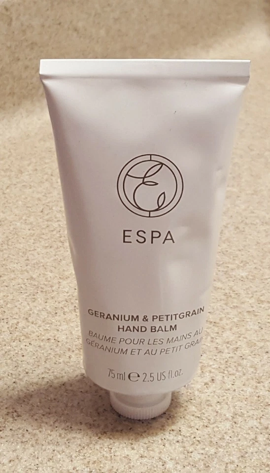 Bálsamo de manos ESPA de geranio y pequeña grano - 75 ml/2,5 fl oz - mini de lujo - nuevo Foto 1 de 1