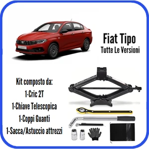 Wagenheber Set 2Ton Autoreifenwechsel + Schlüssel + Handschuhe + Etui - Bild 1 von 8