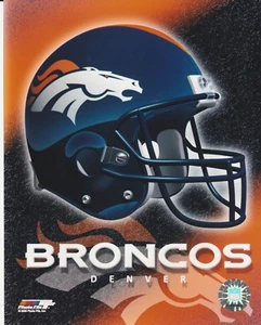 CASCO DENVER BRONCOS TEAM 8X10 COLOR LOGOTIPO FOTO LICENCIA NFL ARCHIVO FOTO - Imagen 1 de 1