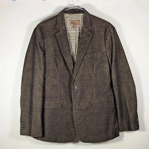 Black/Brown Pronto Uomo Corduroy SportCoat Men's Large - Picture 1 of 15
