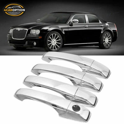 Fits 05-10 Chrysler 300C 300 / 05-08 Dodge Magnum Chrome Door Handle Cover Foto 1 de 4