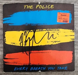 Andy Summers Signed The Police - Every Breath You Take 7" Vinyl 45 Record RAD - Picture 1 of 1