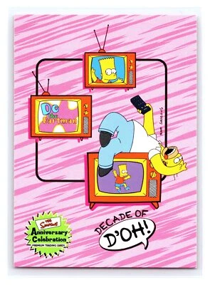 2000 Inkworks Los Simpson décimo aniversario #8 Do the Bartman Foto 1 de 2