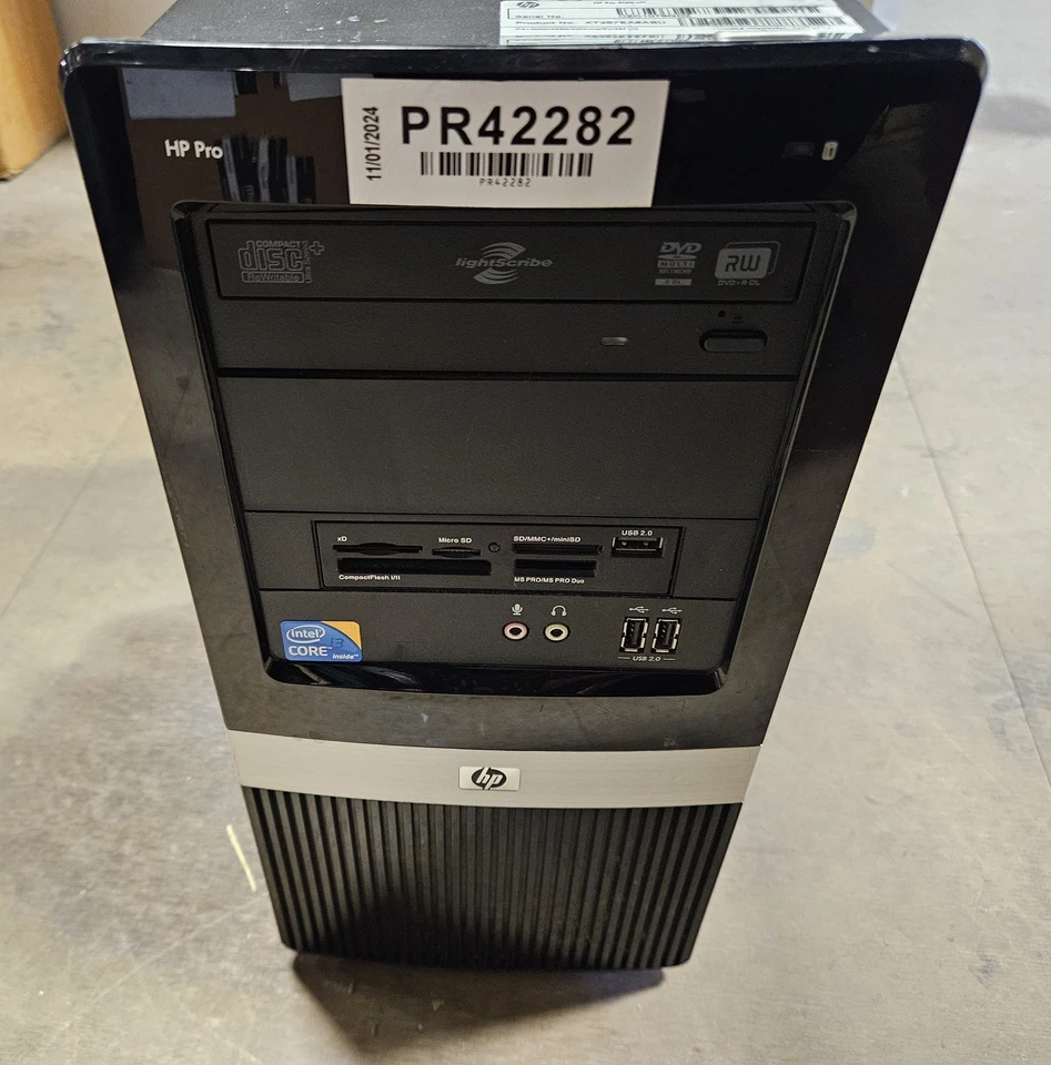 HP Pro 3130 MT 320GB HD 2GB RAM i3-550 NO OS PC ( XT257EA#ABU ) USED - Image 1 of 4