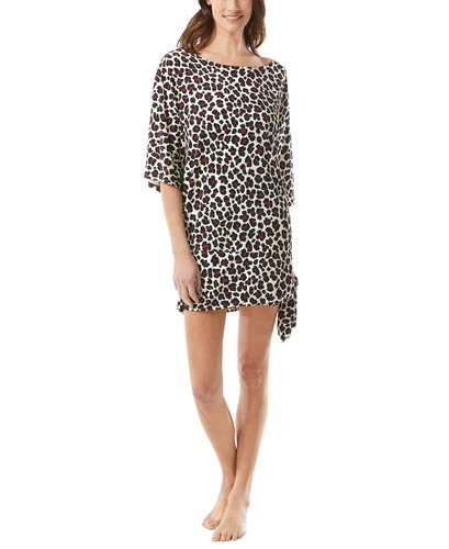 MICHAEL MICHAEL KORS 300629 Vestito donna scollo a barca cravatta laterale copricostume taglia M