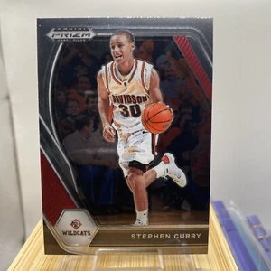2021 Panini Prizm Draft Picks Basketball Stephen Curry Base 56 Davidson Wildcats - Picture 1 of 2