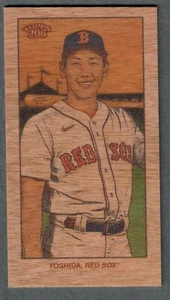 2024 Topps 206 T206 Masataka Yoshida Wood Stock /20 Red Sox SP - Picture 1 of 2