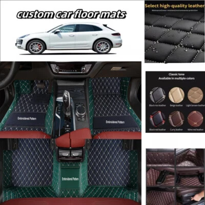 For Land Rover Freelander Luxury Waterproof Custom Carpets Auto Car Floor Mats Foto 1 de 4