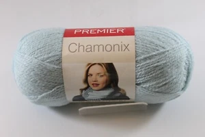 Premier Chamonix Mohair Blend Yarn "Ice Blue" One 85g. Baby Light Sky - Picture 1 of 3