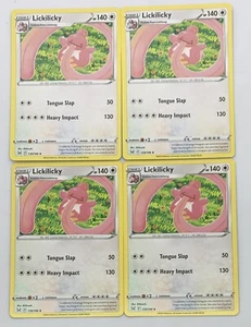 POKEMON JCC Lost Origin LICKILICKY x4 4x Juego Poco Común #139/196 Paquete Fresco Casi Nuevo - Imagen 1 de 1