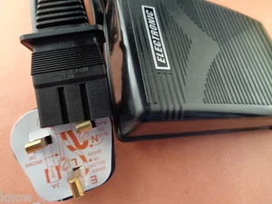 UK-plug 220V Foot Speed Control Pedal+Cord Brother Babylock Viking #J00360051 - Picture 1 of 7