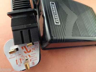 UK-plug 220V Foot Speed Control Pedal+Cord Brother Babylock Viking #J00360051 - Image 1 of 4