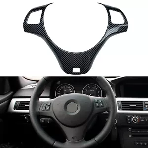 ABS Plastic Steering Wheel Trim Cover For BMW 3 Series E90 E92 E93 2005-2011 - Picture 1 of 10