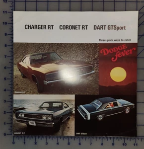 1968 Dodge Charger Coronet Dart RT GT Brochure Original - Picture 1 of 1