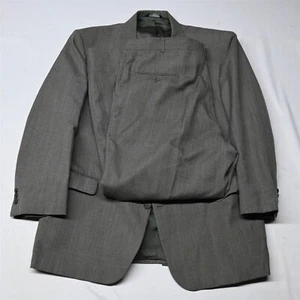 Vtg Botany 500 46L 40x30 Brown Glenn Check USA Made Wool Mens Jacket Pants Suit - Picture 1 of 12