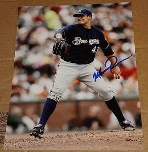MANNY PARRA Milwaukee Brewers SIGNED AUTOGRAPHED 8x10 Photo COA BASEBALL MLB - Picture 1 of 2