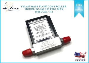 CONTROLADOR DE FLUJO MASIVO TYLAN MODELO FC-260 150 PSIG MAX 500 SCCM - Imagen 1 de 7