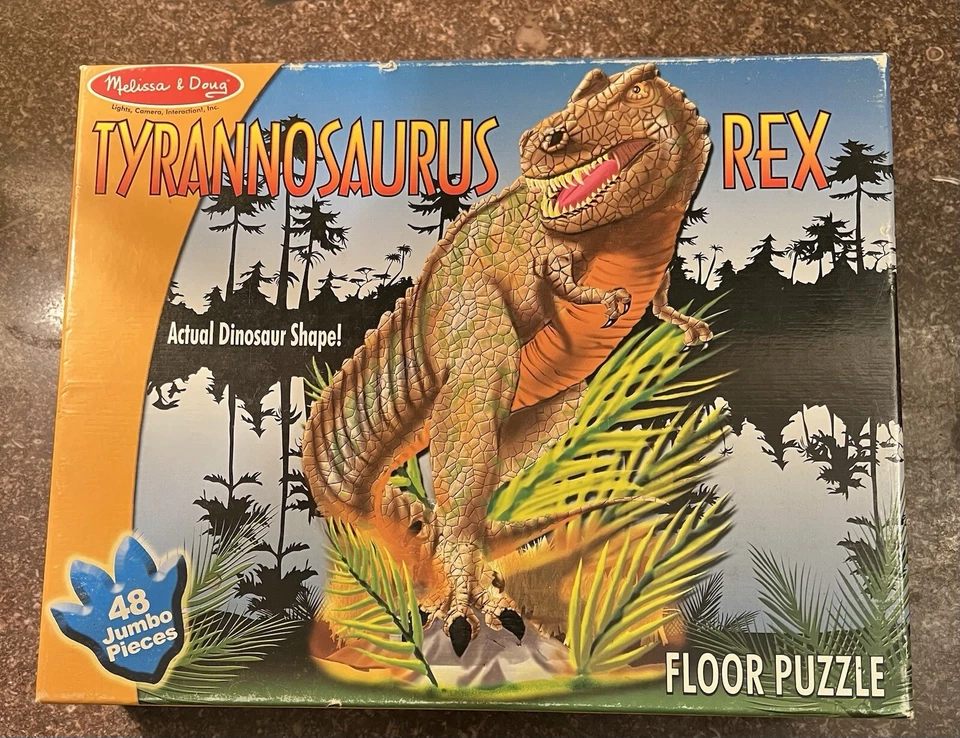Rompecabezas de piso Melissa & Doug Dinosaurio Jumbo Tyrannosaurus Rex Foto 1 de 1