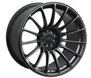 18x8.75 +36 XXR 550 5x100,5x114.3 Chromium Black Wheels (Set of 4) - Picture 1 of 2