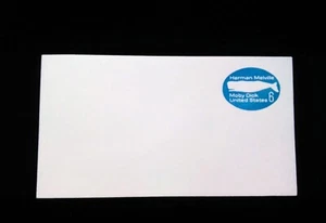 J) 1977 UNITED STATES, HERMAN MELVILLE, MOBY DICK POSTAL STATIONARY, XF - Picture 1 of 1