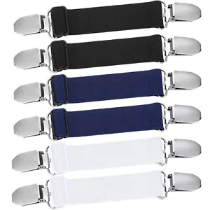 6 Pcs Pant Waist Tightener Waist Cinch Clip Belt Adjustable Elastic Pant Clip... - Picture 1 of 6
