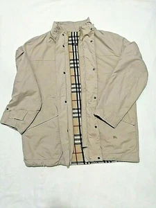 Burberry Jacket nova check Men's jacket coat Beige size 4 - Picture 1 of 10