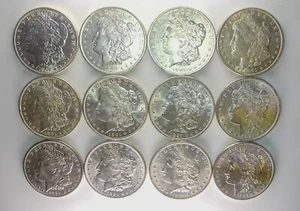(1) 1891 Morgan Dollar NICE COINS 90% Silver US $1 Coin AU details CS - Picture 1 of 3