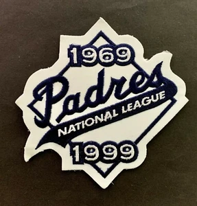 SAN DIEGO PADRES 30TH ANNIVERSARY AUTHENTIC OFFICIAL MLB PATCH 1969-1999 - Picture 1 of 1
