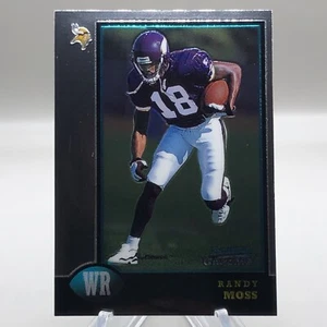 1998 Randy Moss Bowman Chrome #182 Rookie Card RC  - Foto 1 di 3
