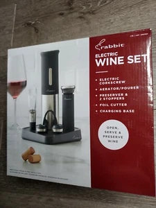 Kaninchen wiederaufladbares elektrisches Weinöffner-Set - öffnen/servieren/konservieren - 3163384 - Bild 1 von 3