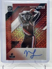2019-20 Panini Donruss Optic Signature Series Holo Nassir Little Rookie Auto RC