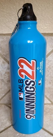 MLB 9 Innings 2022 Aluminum Water Bottle SGA Baseball game Cover