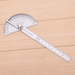 Stainless Steel Angle Finder Protractor Rule Measure Tool for Machinist Designer - Picture 1 of 9