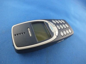 Téléphone portable original Nokia 3310 bleu Blue téléphone culte débloqué débloqué - Photo 1 sur 8