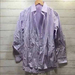 English Laundry Men's Purple White Dress Shirt Size 15 1/2 32/32 New Without Tag - Picture 1 of 7