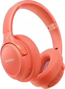 Bluetooth Headphones over Ear, 65H Playtime and 6 EQ Music Modes Wireless Headse - Picture 1 of 12