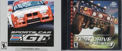Sports Car GT and Test Drive Off Road 3 Pc New XP Roads or Dirt Try Both - Image 1 of 2