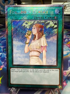 Cáliz Prohibido RA04-EN137 Platino Secreto Raro 1ª Edición - Imagen 1 de 2