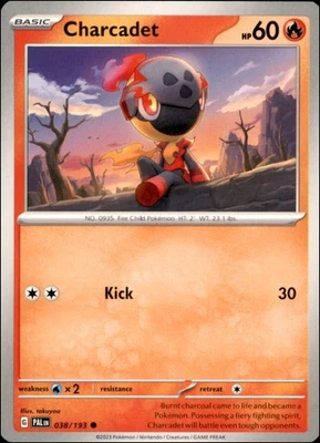 Pokemon - 2X Charcadet #038/193 - SV02: Paldea Evolved Common - Image 1 of 2